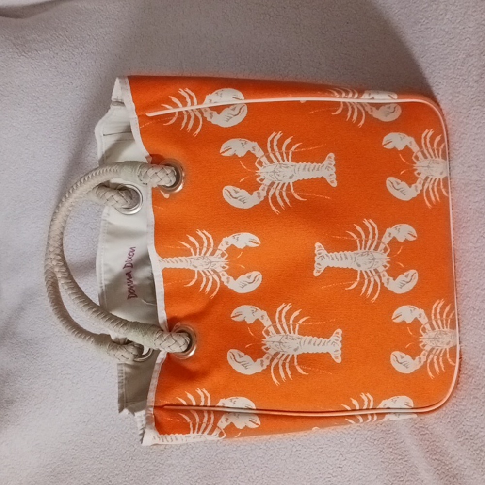 Donna Dixon Tote Crawfish Print